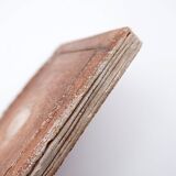 Set of 3 terracotta Books "Fond d'Atelier" N.Lebrun - Belgium 1980s