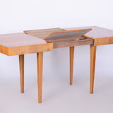 Table à manger restaurée en chêne ArtDéco, Jindrich Halabala, UP Zavody, Tchéquie, années 1940