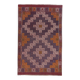 Vintage Turkish kilim handwoven 136x204 cm