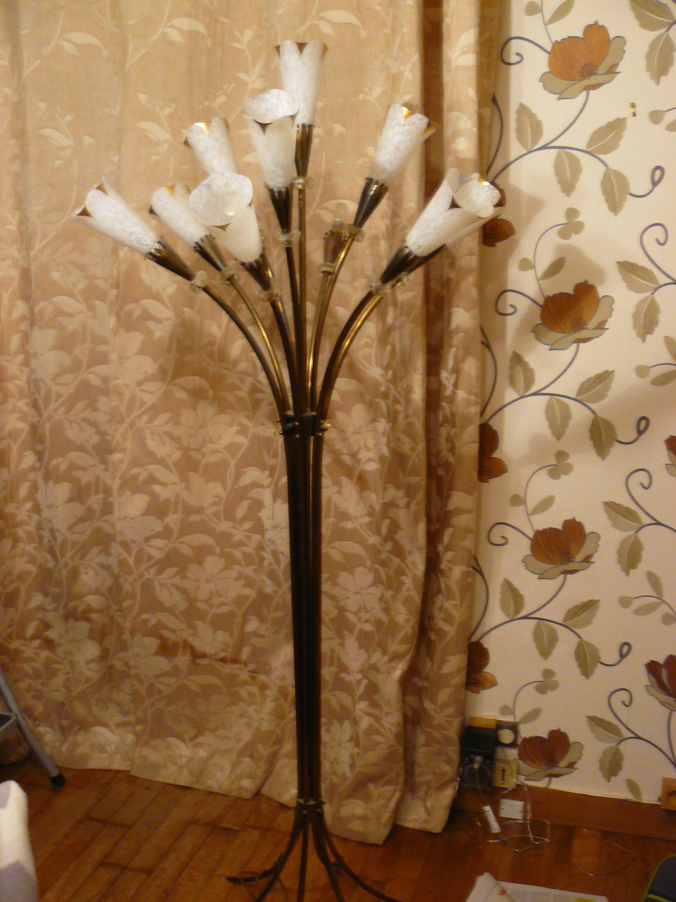 Floor lamp 10 arms house lunel ref.: arum