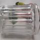 Glass jam jar h9cm