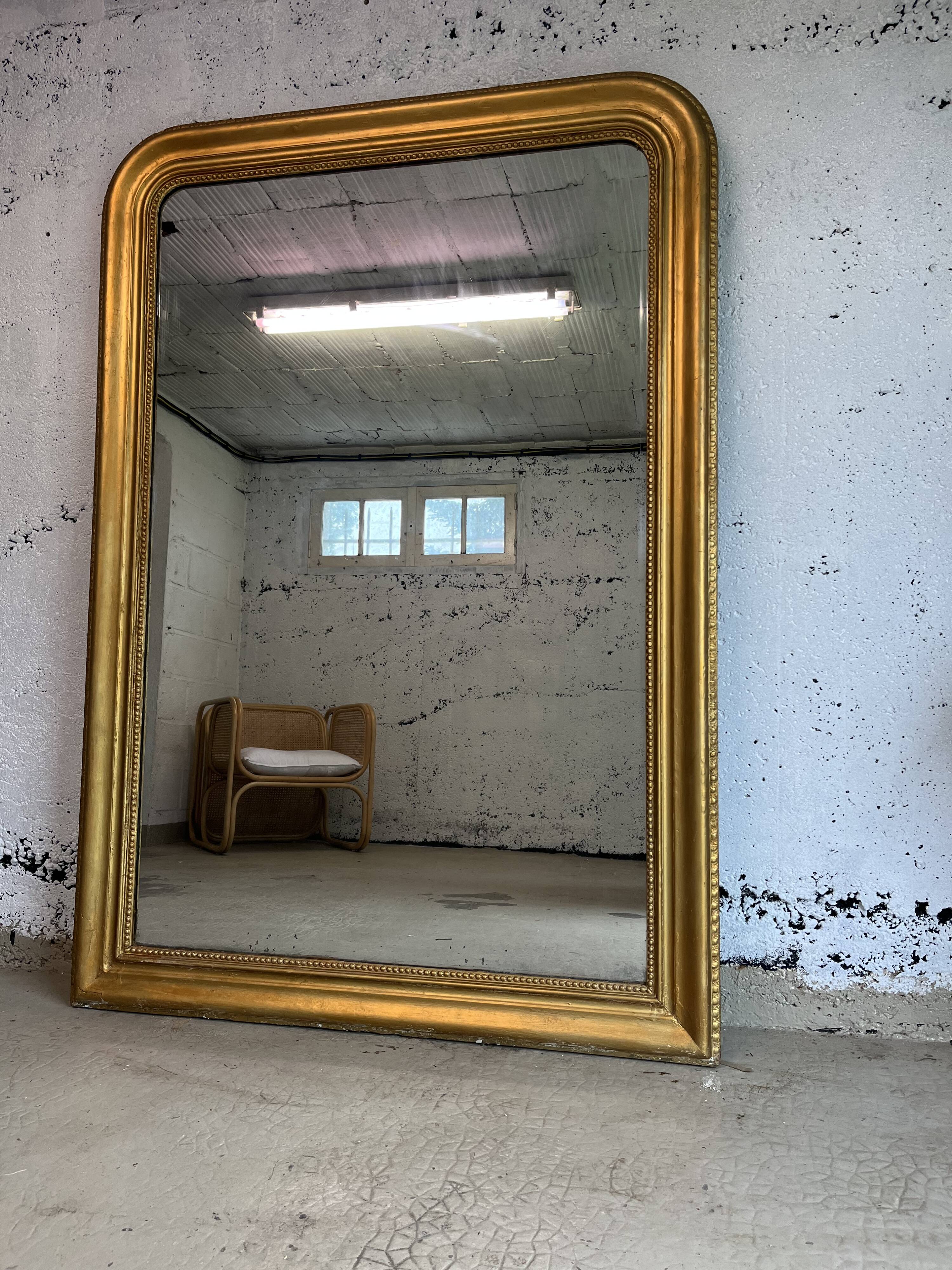 Large mirror Louid Philippe old 149x100