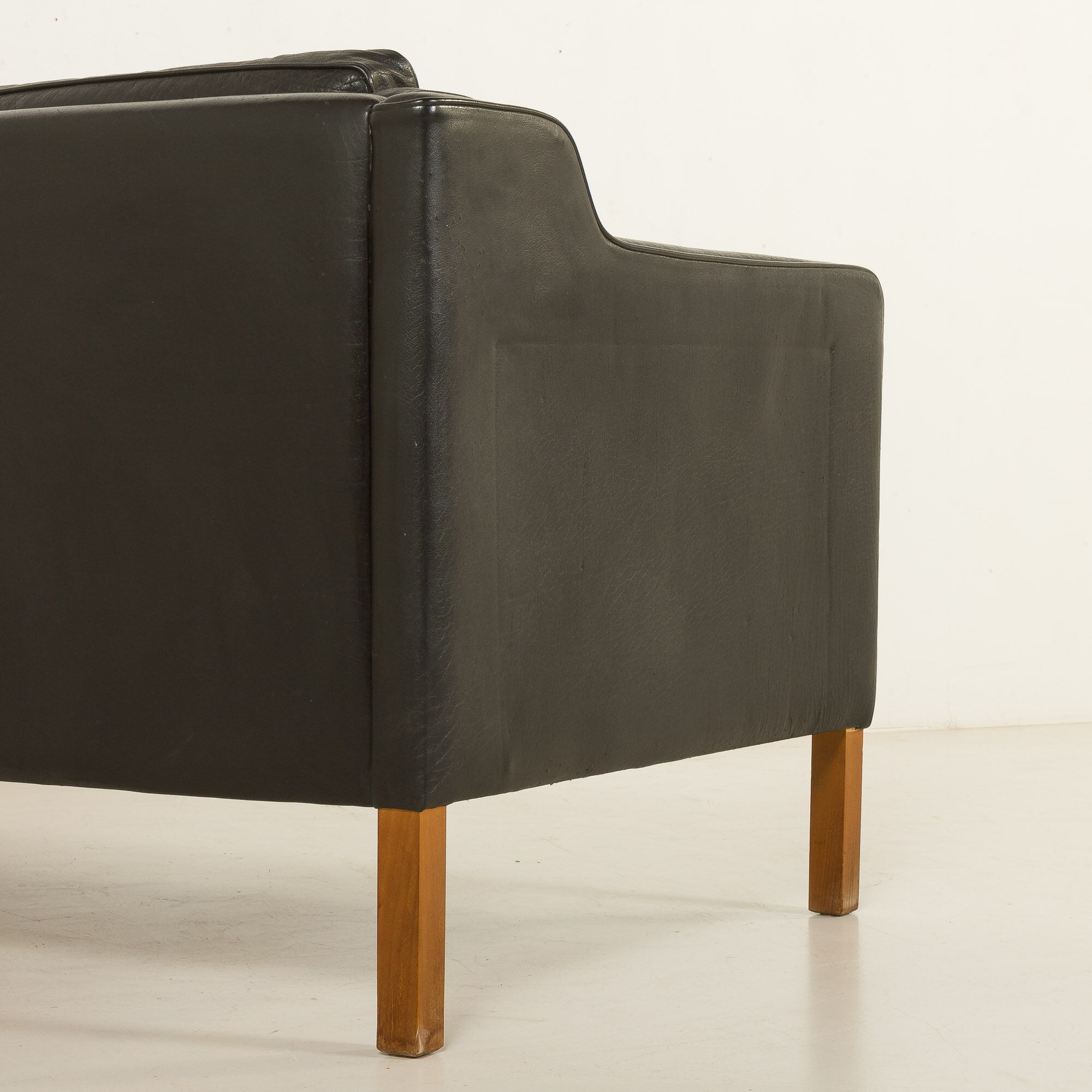 Stouby leather sofa, Denmark 1970s