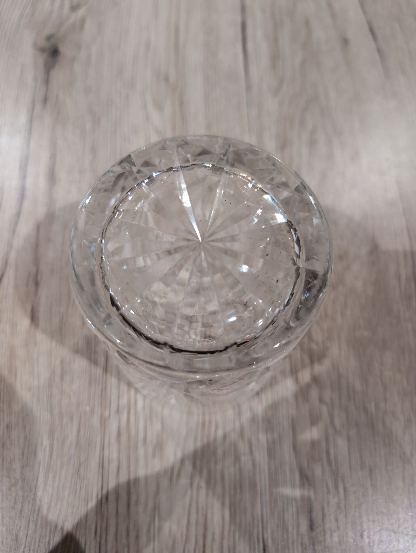 Lot 4 Verres a Whisky Cristal Taille Diamant Gobelets Old Fashioned