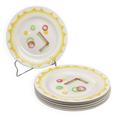 Dinner plates “Planètes” Collection Digoin Sarreguemines – MPM0324VLP1