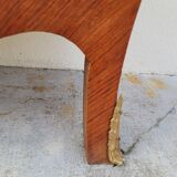 Louis XV style curved chest of drawers in marquetry