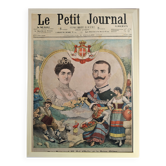 Victor-Emmanuel III, Roi d'Italie et la Reine Hélène en 1903