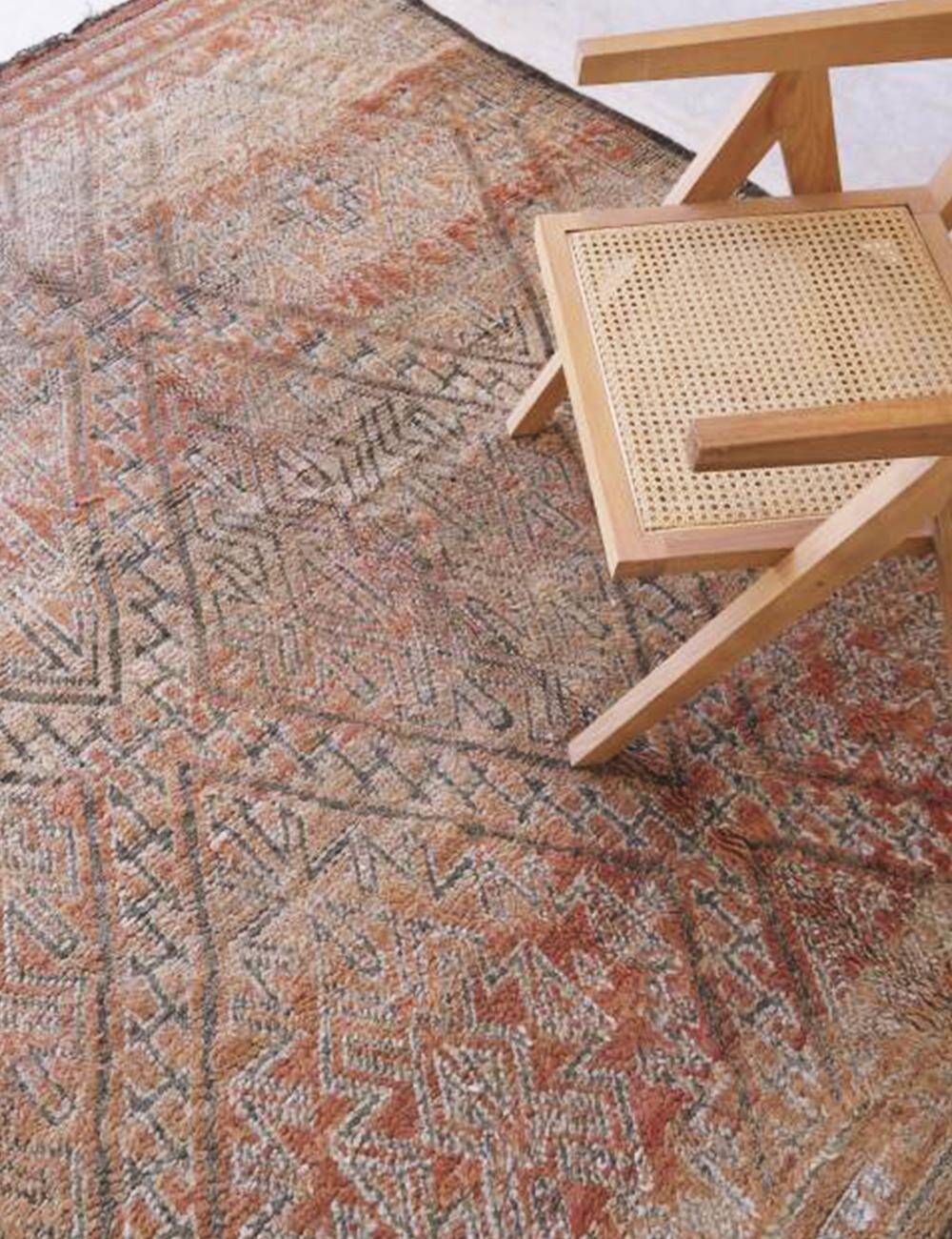 Terracotta Berber rug - 233 x 205 cm