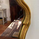 Large baroque mirror in gilded wood