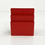 Red magazine rack by Giotto Stoppino for Kartell, 1970