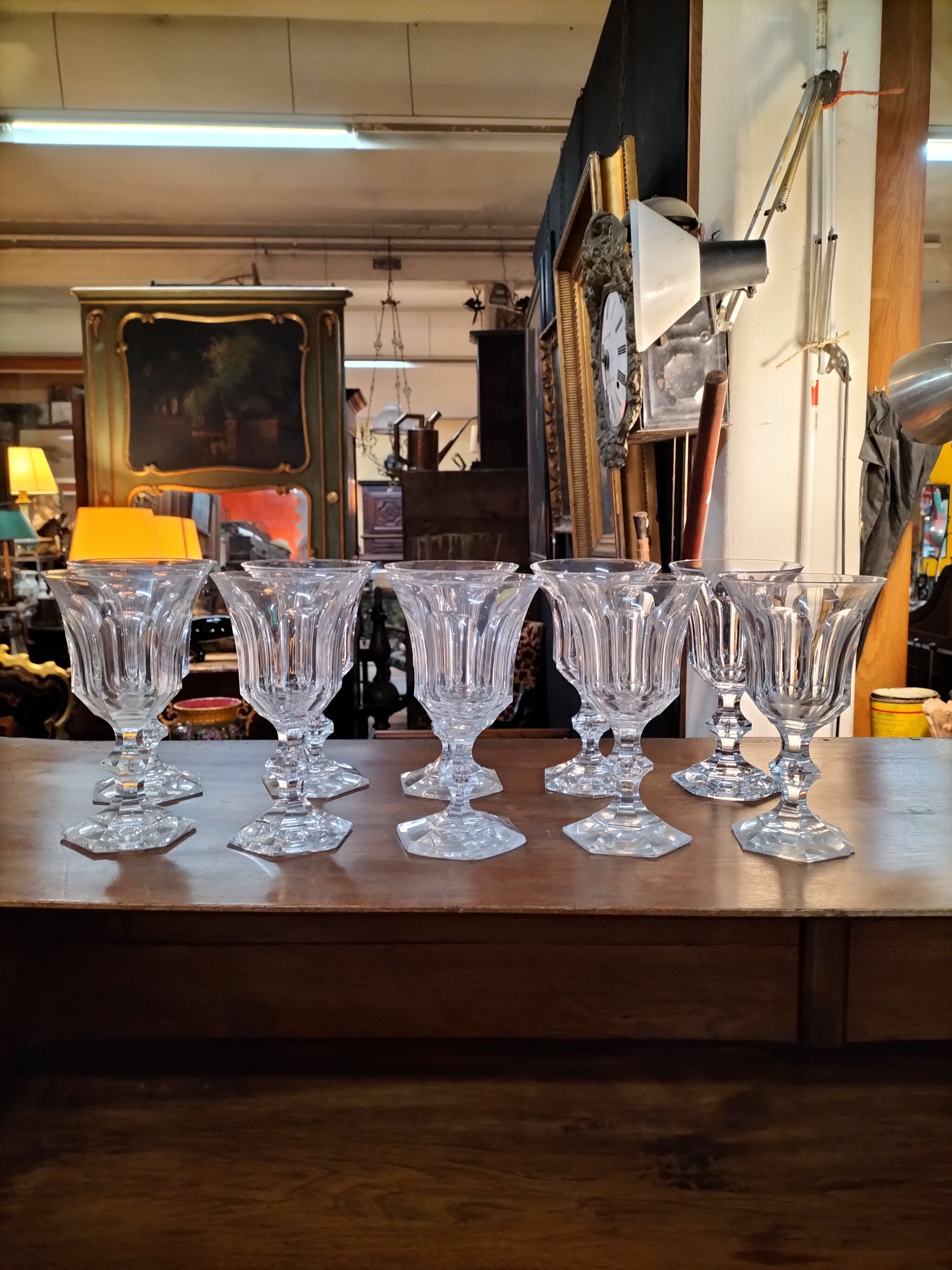 10 glasses val st Lambert model Metternich 1946