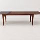 Table basse extensible en teck danois modèle PJ 56B par Grete Jalk, années 1960.