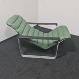 Paire de fauteuils pulkka vintage et ottoman par Ilmari Lappalainen pour Asko Finlande