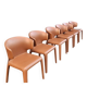 Cassina Hola 367 - set of 6 dining chairs by Hannes Wettstein