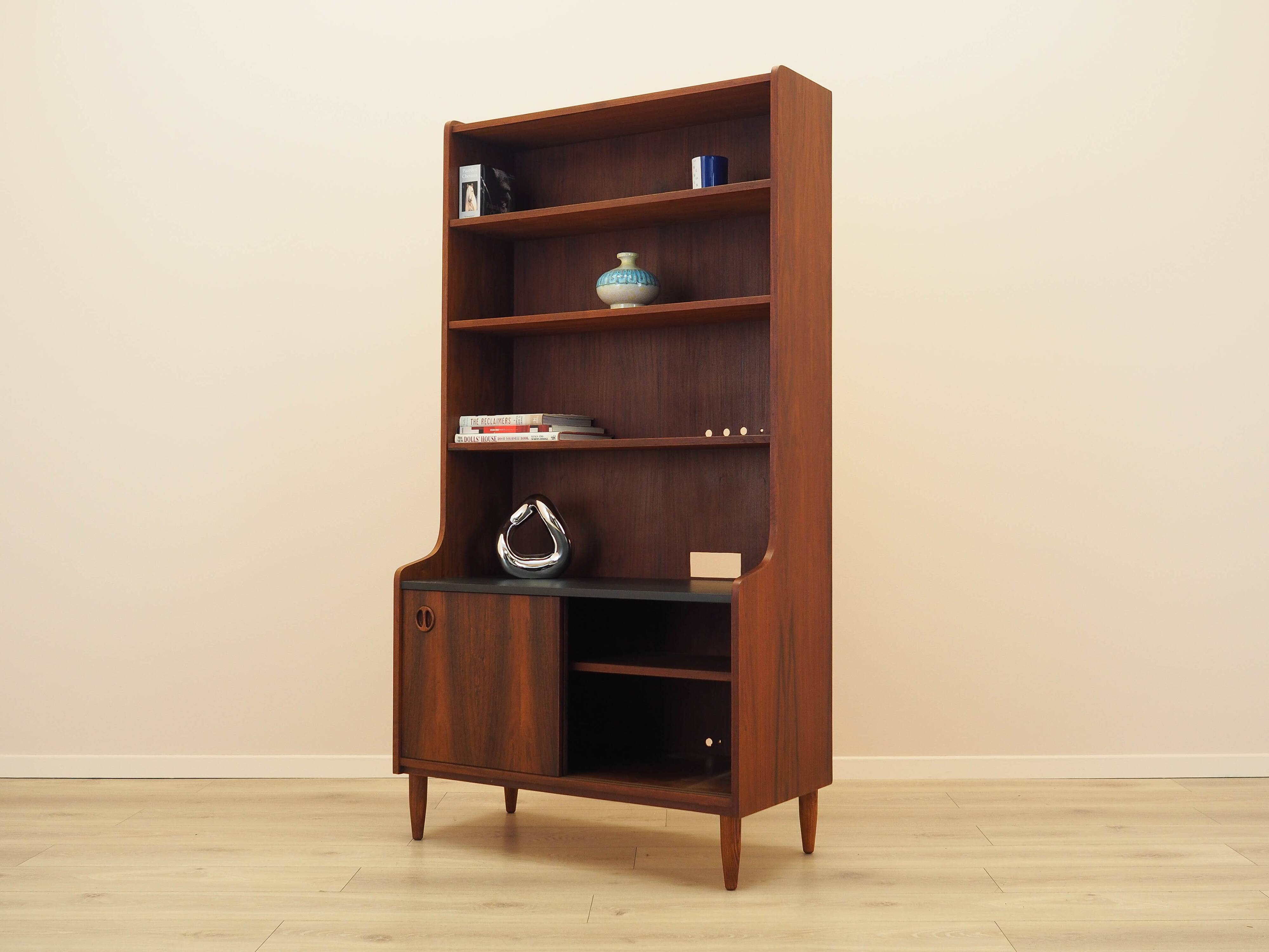 Rosewood bookcase, Danish design, 1970s, made in Denmark
