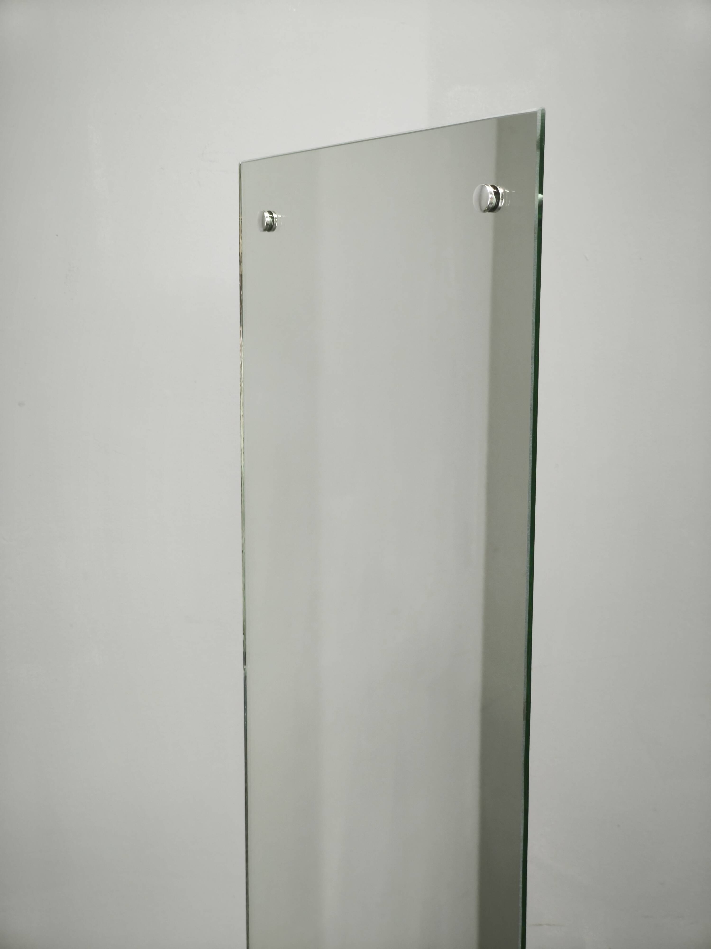 Bauhaus Czech Green Vanity Table with Mirror and Chrome Frame, 1930s
