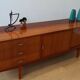 Modernist long sideboard of the 1970s