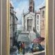 Tableau aquarelle Pierre Comba (1859-1934) Paysage de Sardaigne Italie Nice