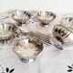 Coupes à glace ou sorbet , vintage , en inox 18/10 , années 70