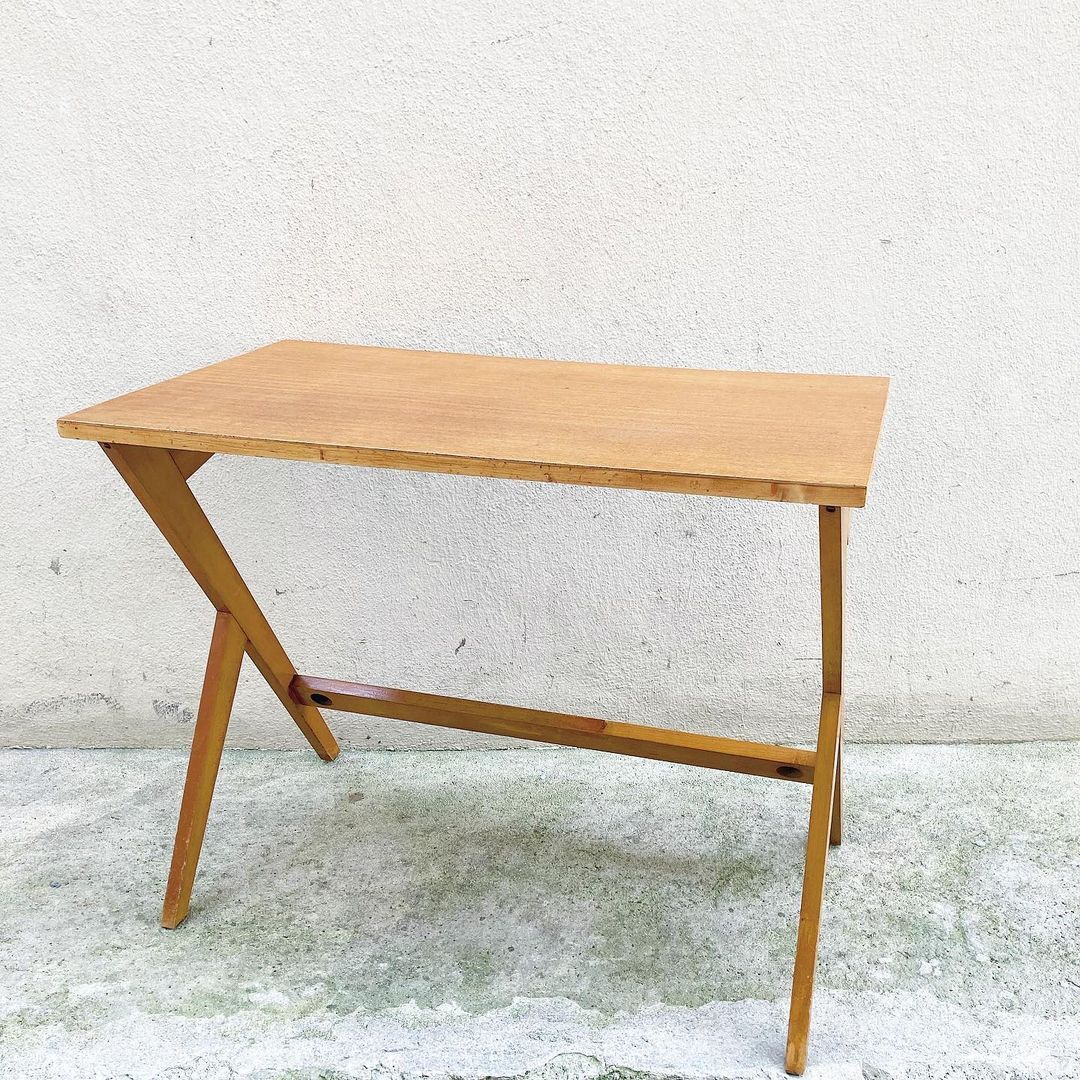 Bureau upcyclé en chêne