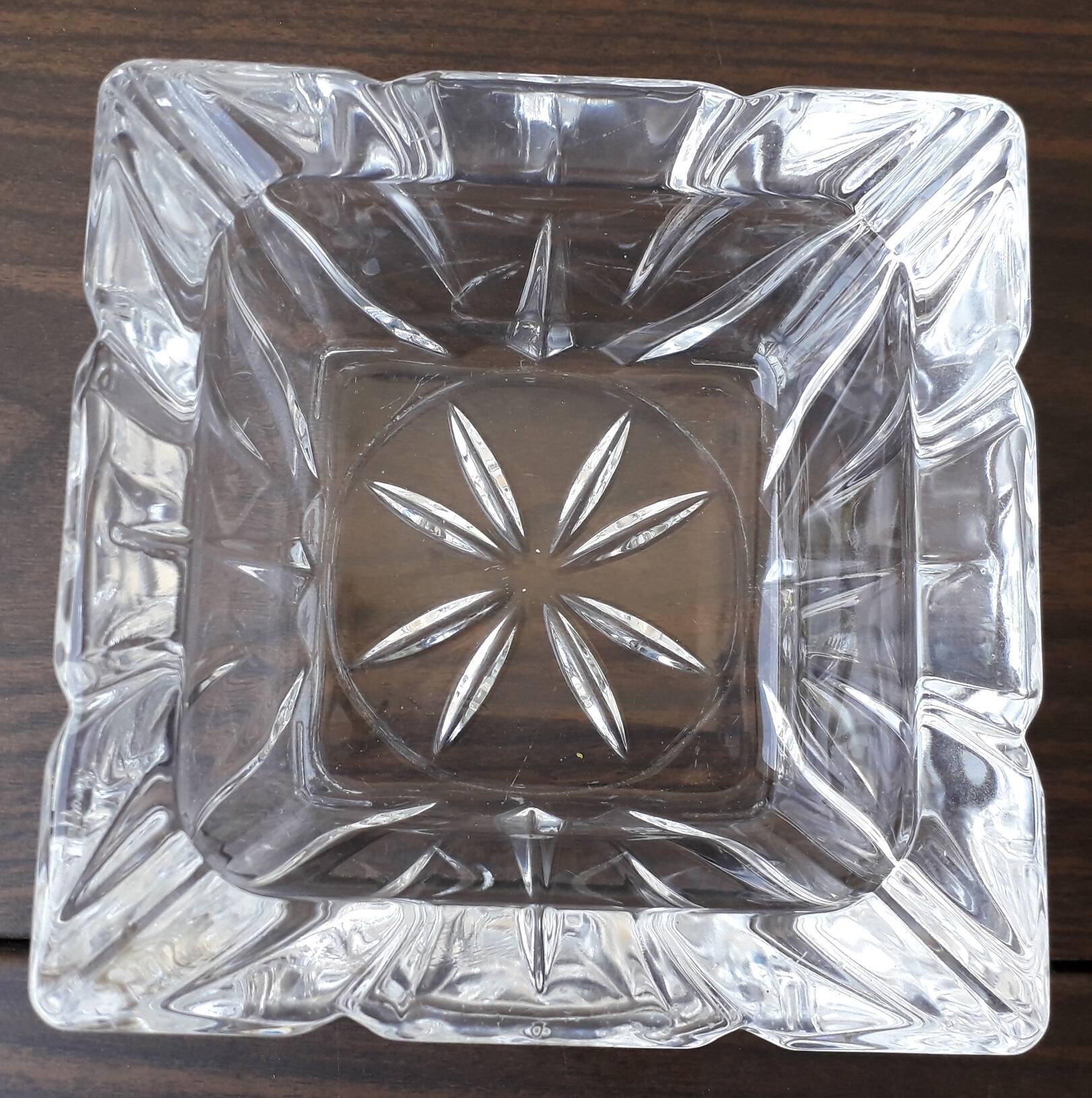 Cendrier en cristal