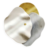 Wall lamp by Amande Haeghen ceramic and brass