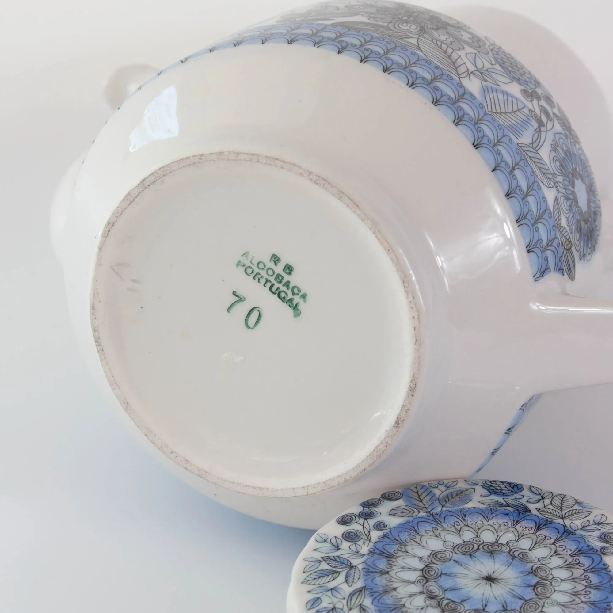 Vintage 1970s Raul da Bernarda Tea Set from Alcobaça, Portugal