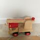 Truck solid wooden crane with lift arm