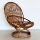 Giovanni Travasa for Bonacina Bamboo Lounge Chair, 1950s