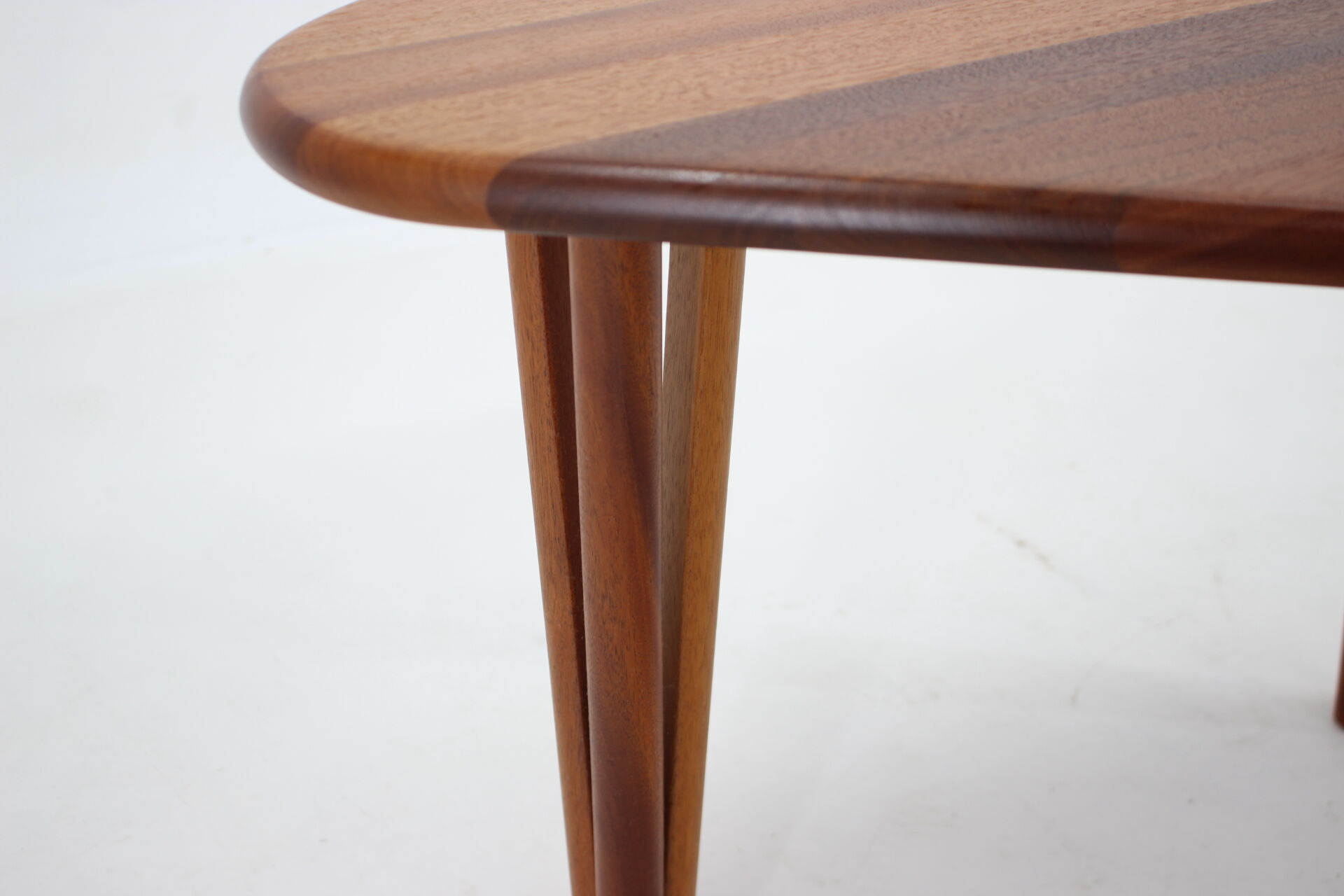 1970s Organic Solid Teak Coffee Table, Denmark