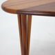 1970s Organic Solid Teak Coffee Table, Denmark