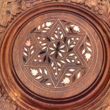 Carved Indian round table