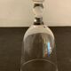 7 antique blown foot glasses