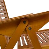 Vintage set of four Rex Plywood folding chairs by Niko Kralj design 1950