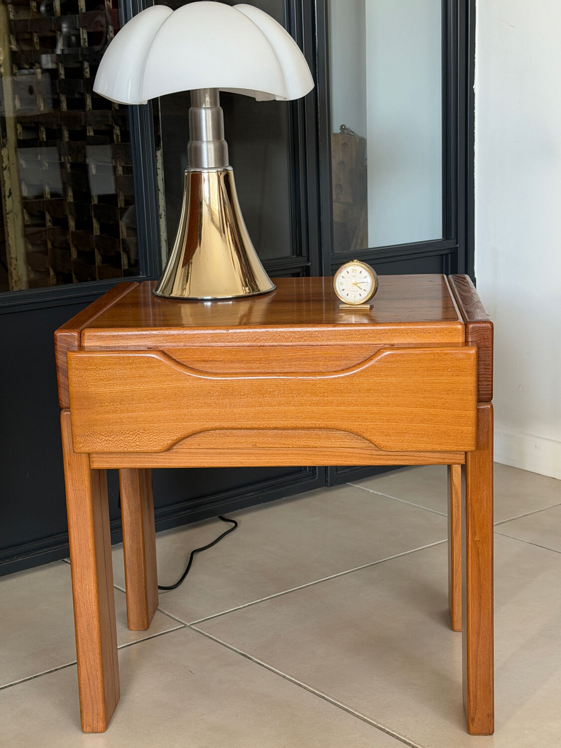Solid elm bedside table – Maison Regain