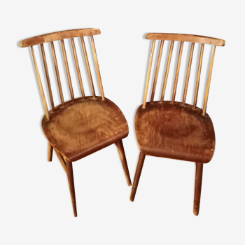 Pair of Tapiovaara Scandinavian chairs