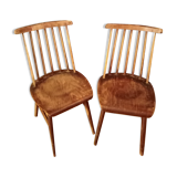 Pair of Tapiovaara Scandinavian chairs