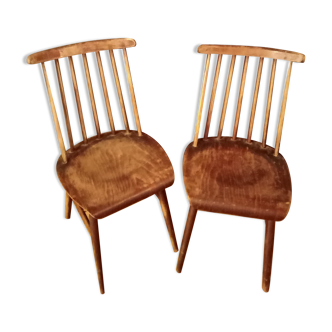 Pair of Tapiovaara Scandinavian chairs