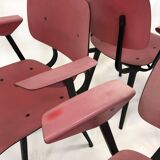 Set of 4 Friso Kramer Revolt chairs first edition with armrests