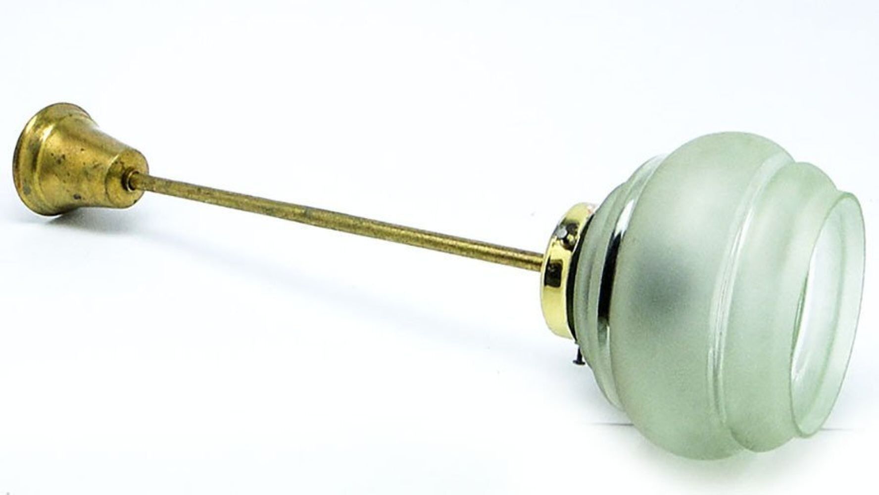 Mid-century pendant lamp in glass, 1950s