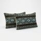 Set of 2 vintage kilim cushion covers 41x61 cm