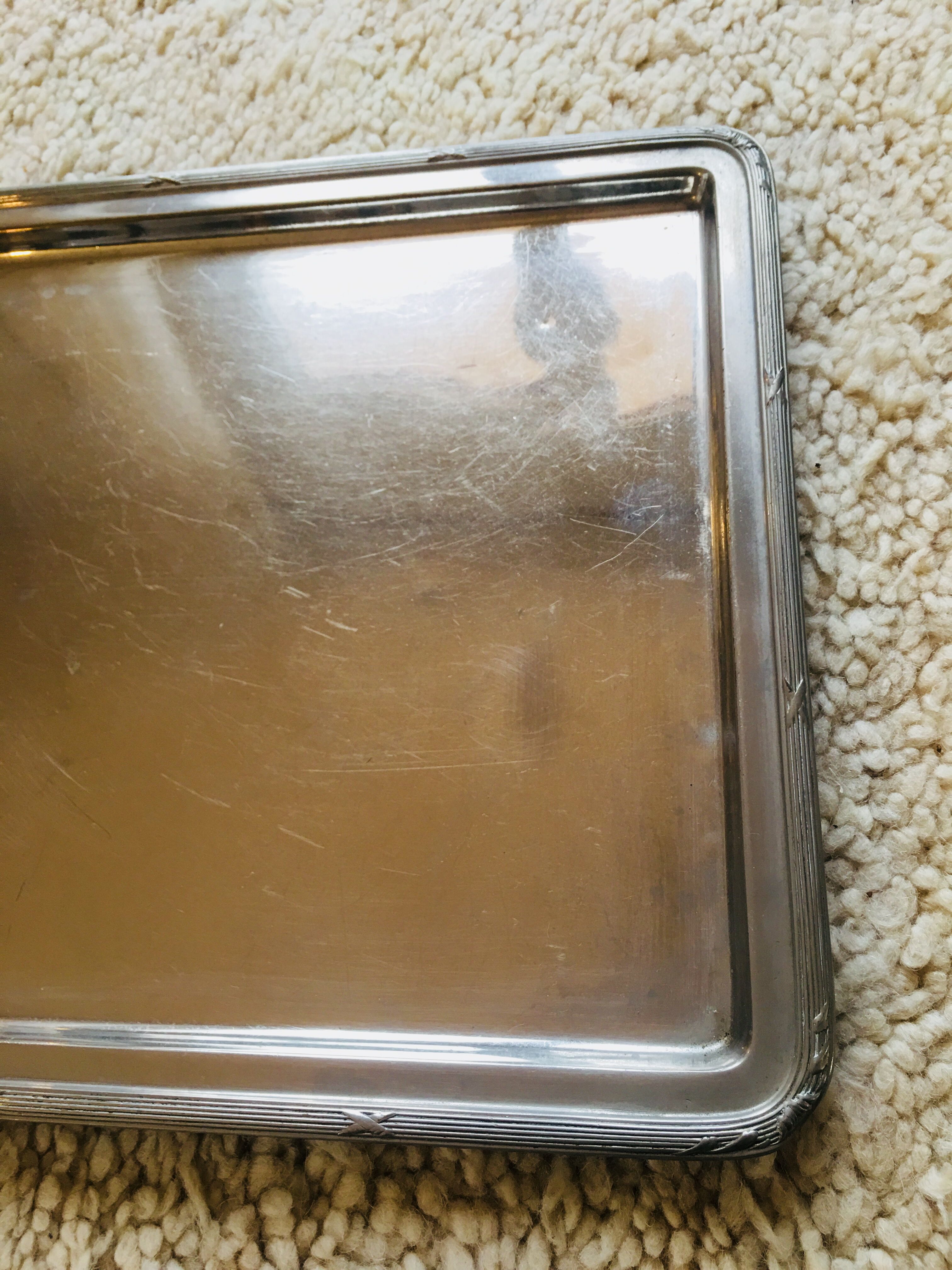 Silver tray