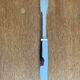 6 silver metal knives