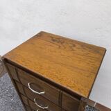 Art Deco oak chiffonier