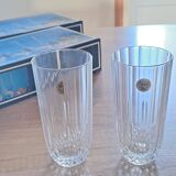 Crystal orangeade glass