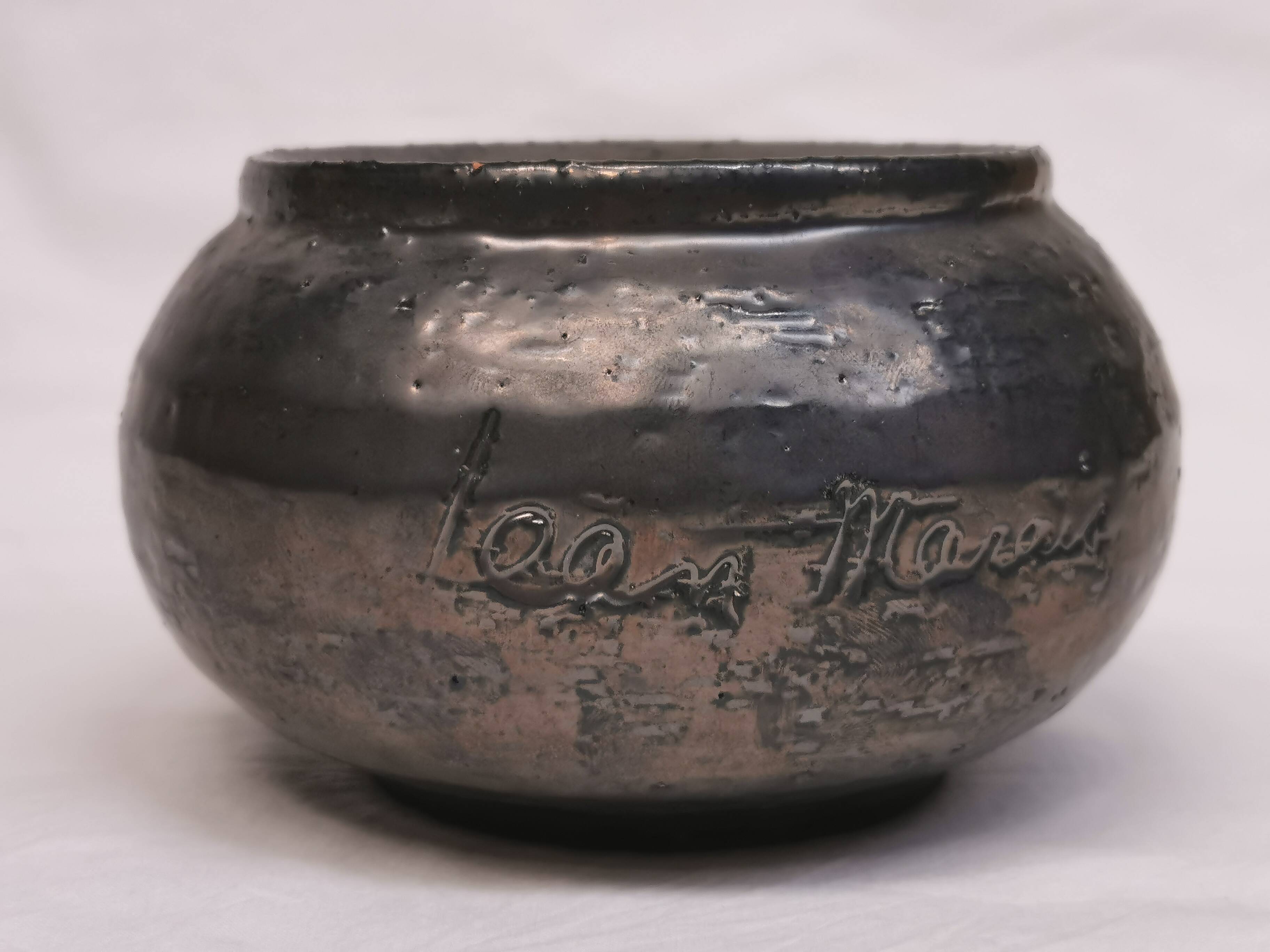 Cup, pot, catch-all. ceramic signed jean marais.