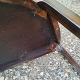Commode ancienne style louis xv marqueterie plateau marbre
