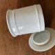 Apothecary pot in white Limoges porcelain