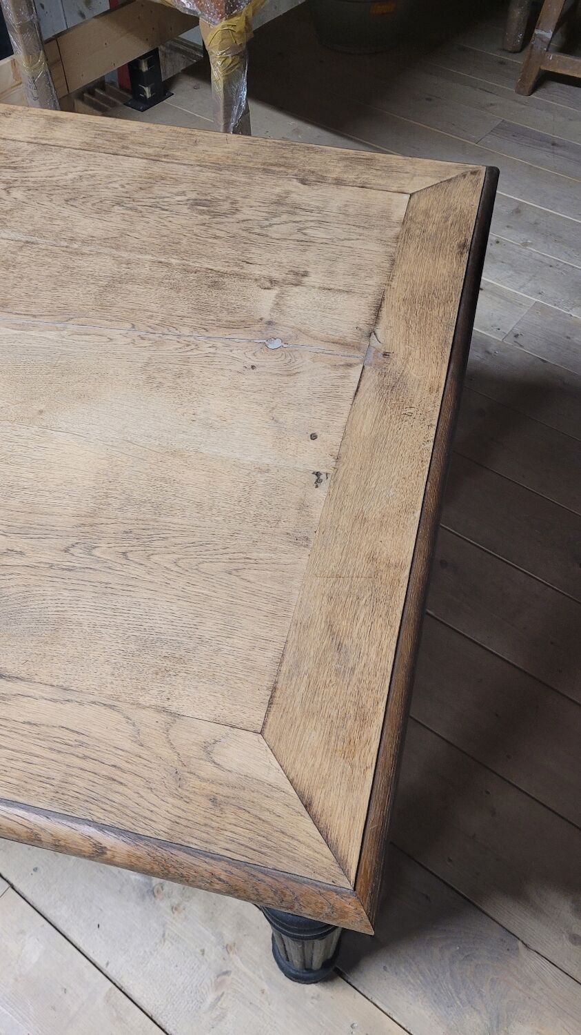 Louis Philippe notary office in oak, 1900 period - 1m49