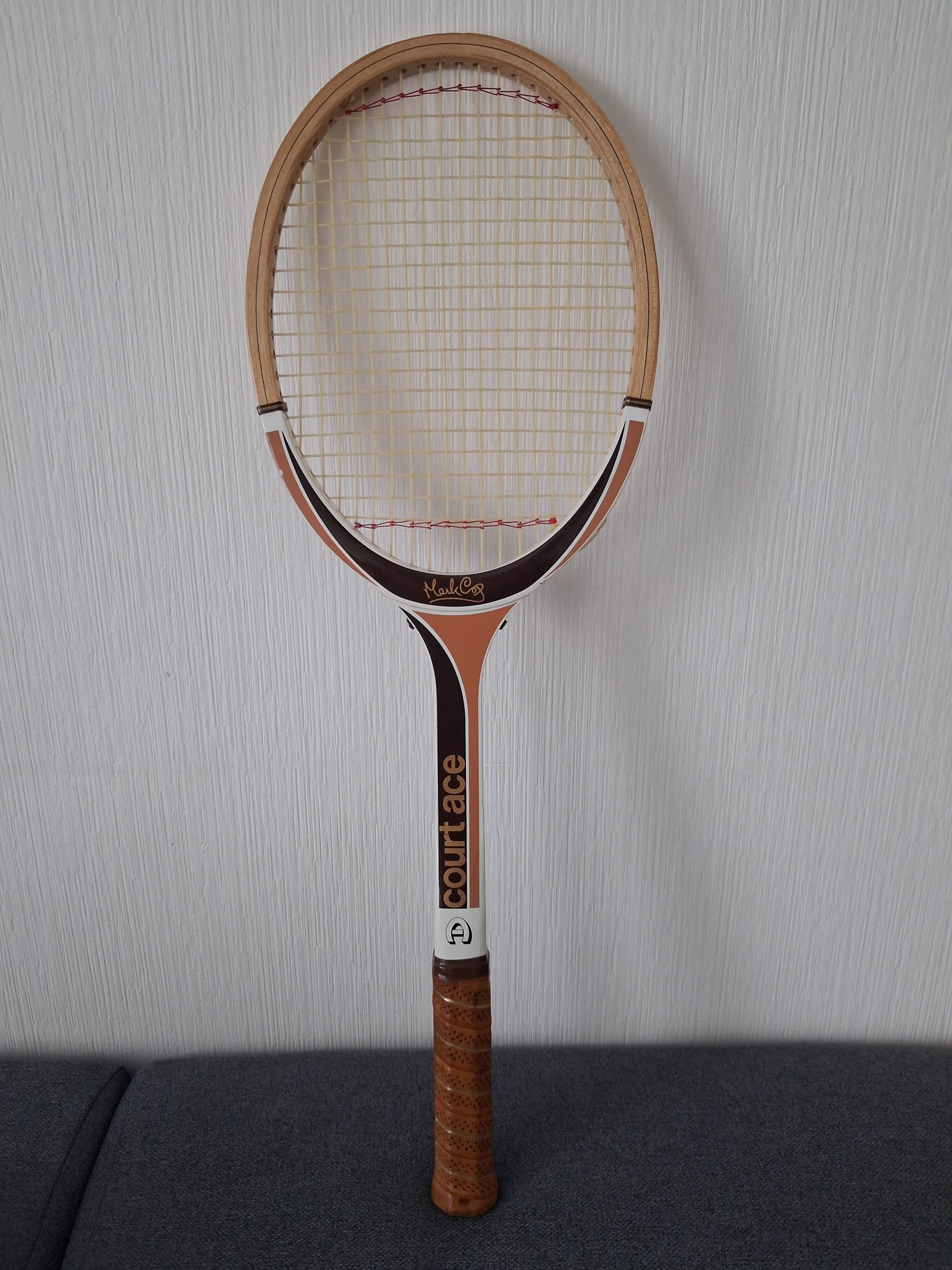 Dunlop Court Ace tennis racket Mark Cox